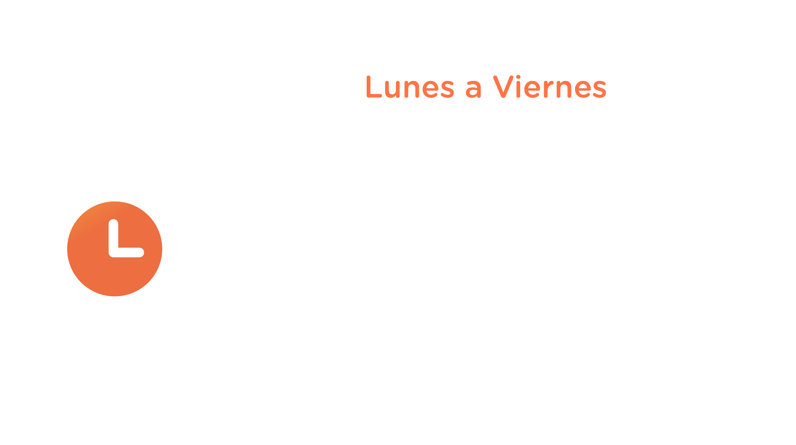 Horario de atención 2022